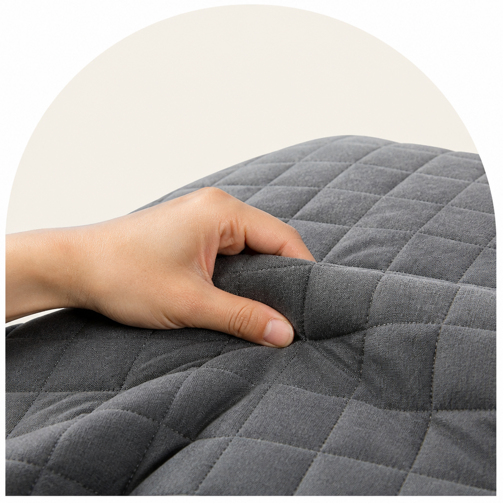 Ortekor Waterproof Quilted Stretch Sofa Slipcover (Universal Fit)