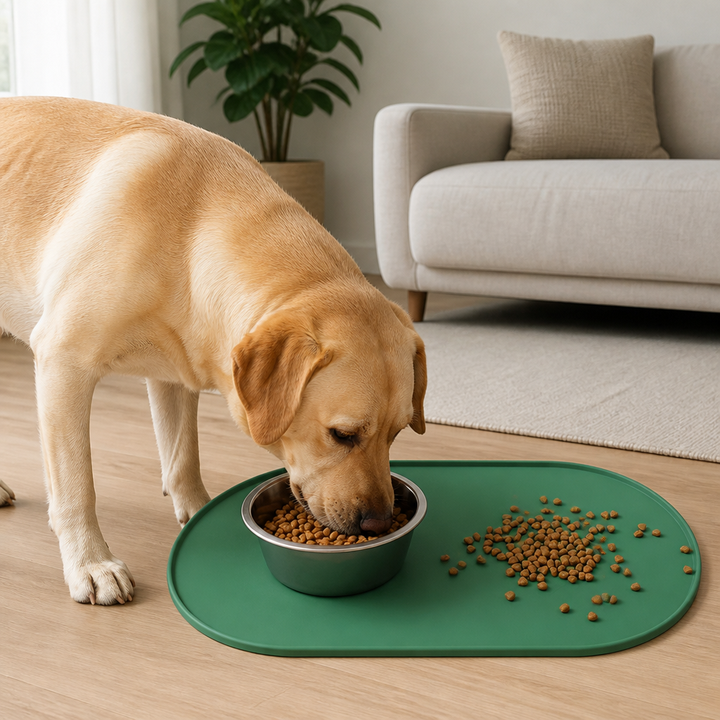 Ortekor Waterproof Raised-Edge Silicone Pet Mat