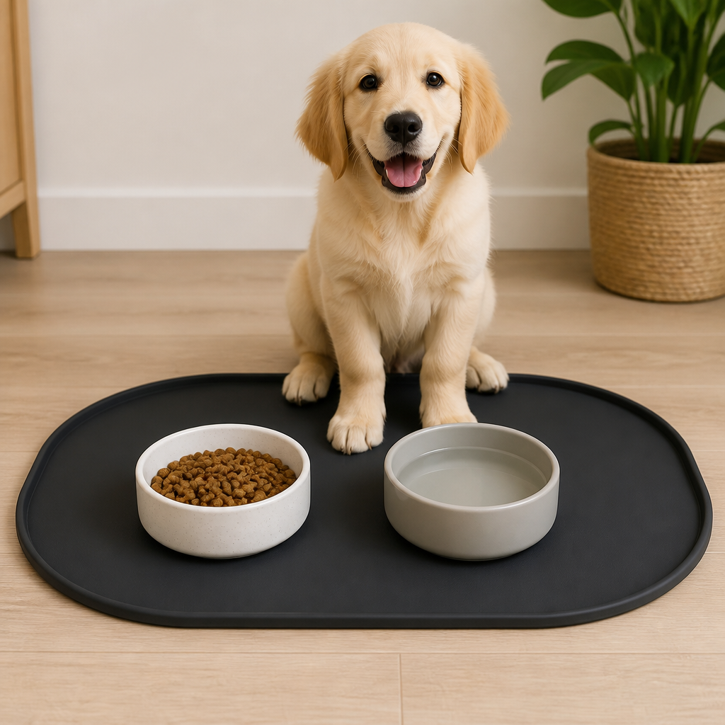 Ortekor Waterproof Raised-Edge Silicone Pet Mat