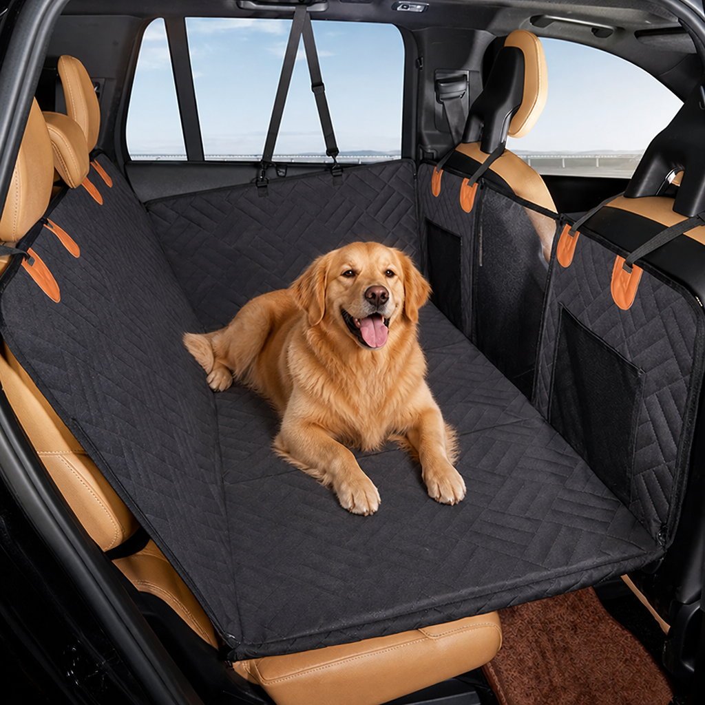 Ortekor Waterproof & Scratch-Proof Hammock Car Seat Cover (Removable)