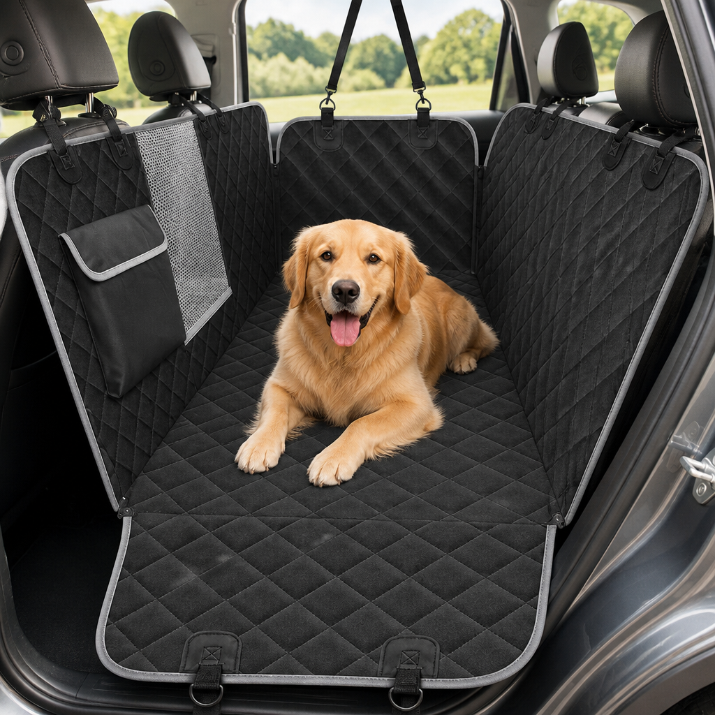 Ortekor Waterproof Scratch-Resistant Backseat Cover
