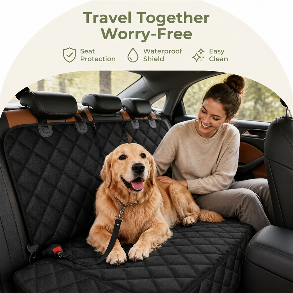 Ortekor Waterproof & Stain-Resistant Car Seat Cover (Universal Fit)