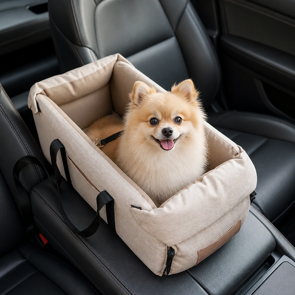Ortekor Waterproof & Washable Console Booster Dog Car Seat