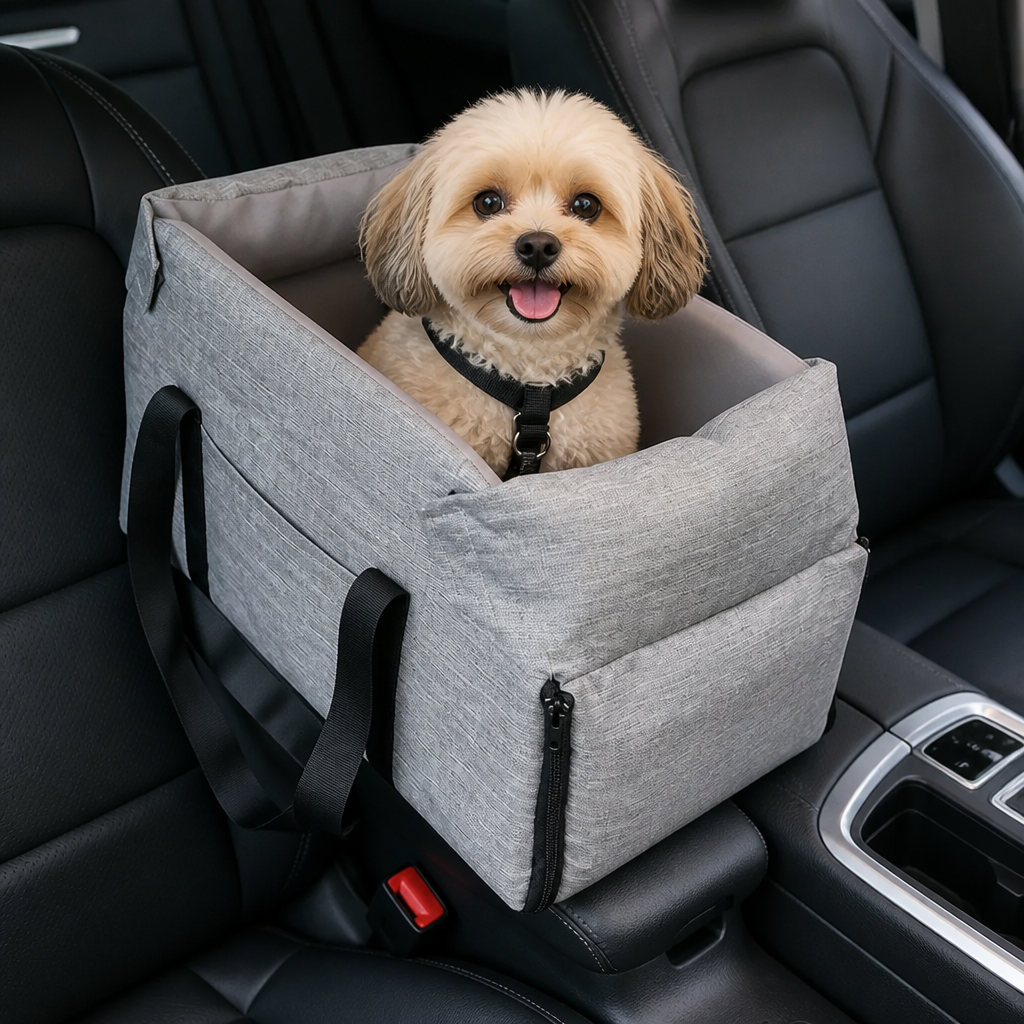 Ortekor Waterproof & Washable Pet Car Booster (Safety Tether)