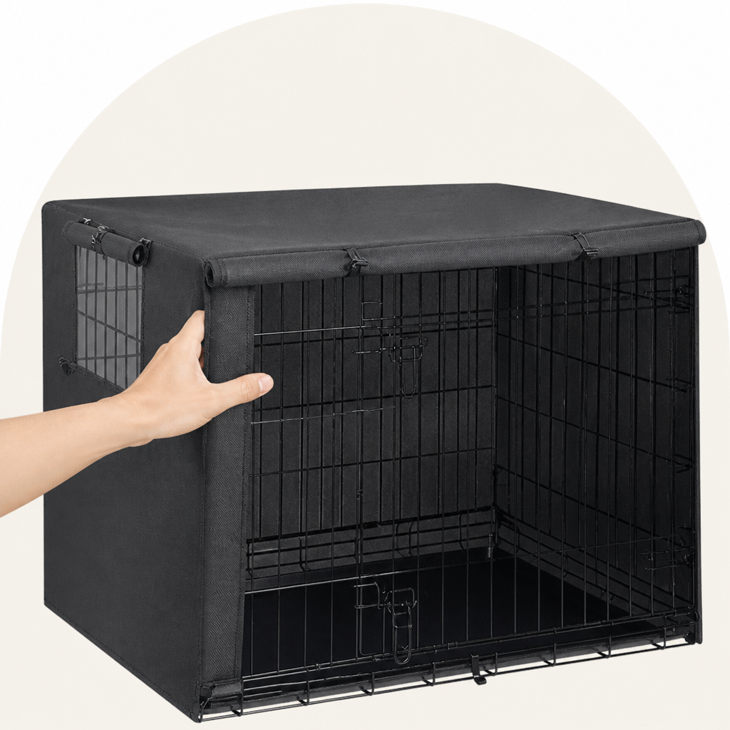Ortekor Weatherproof Oxford Fabric & Mesh Windows Crate Cover
