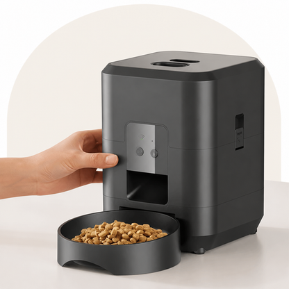 Ortekor Wi-Fi Smart & Dual Power Automatic Pet Feeder