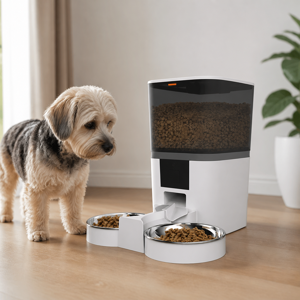 Ortekor WiFi App Control & Stainless Steel Bowl Pet Feeder