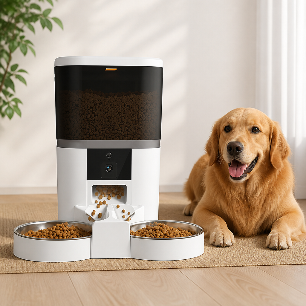 Ortekor WiFi App Control & Stainless Steel Bowl Pet Feeder