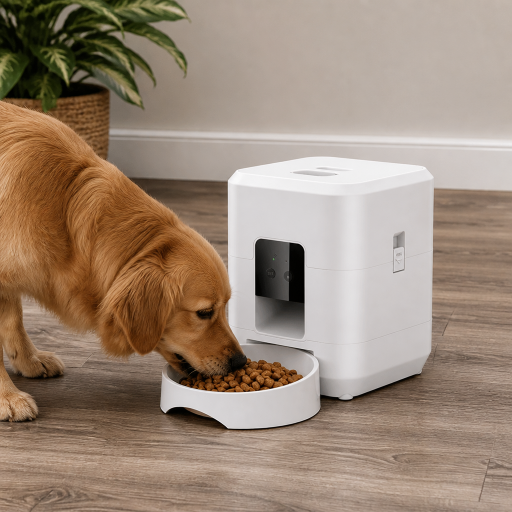 Ortekor WiFi App-Controlled & Portion-Control Automatic Pet Feeder (Removable Hopper)