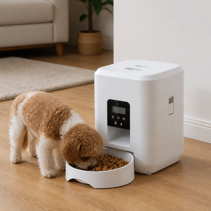 Ortekor WiFi App-Controlled & Portion-Control Automatic Pet Feeder (Removable Hopper)