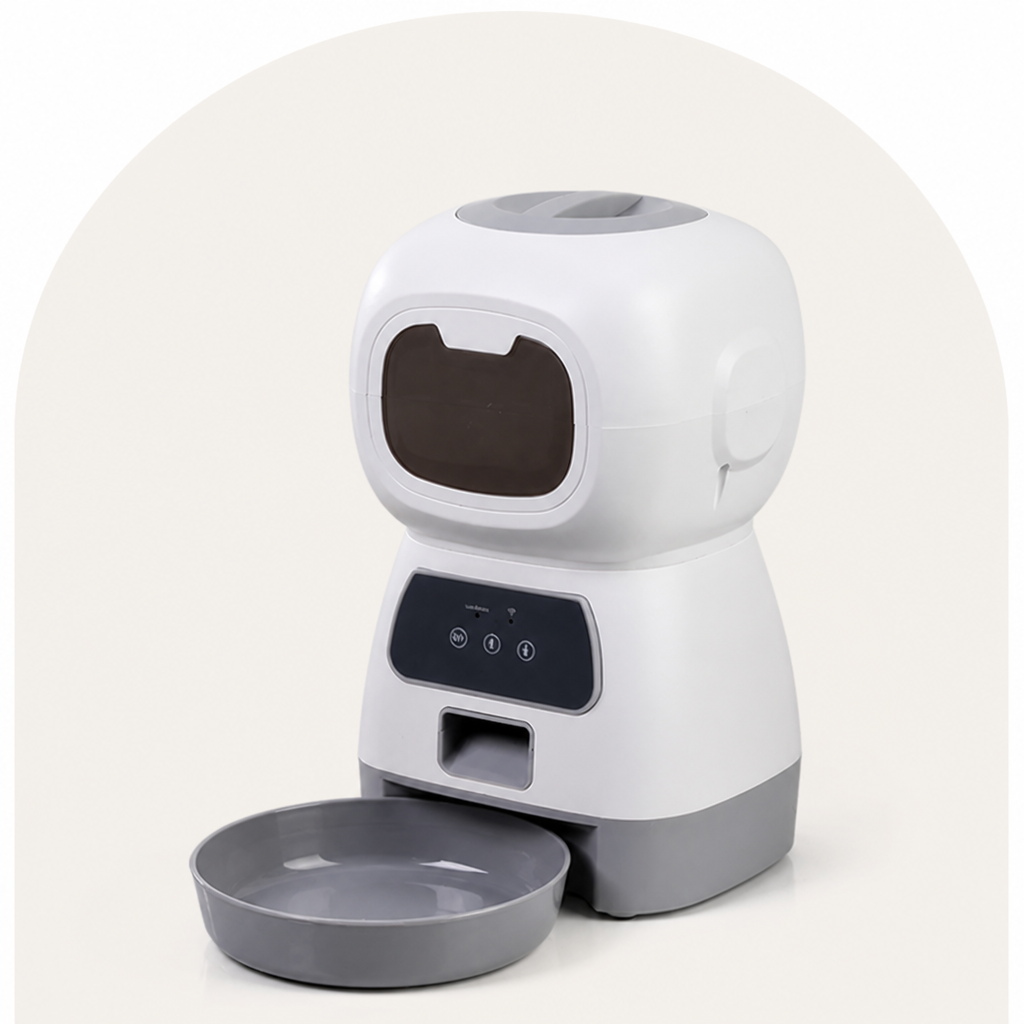 Ortekor WiFi App-Controlled & Portion-Control Automatic Pet Feeder (Removable Hopper)