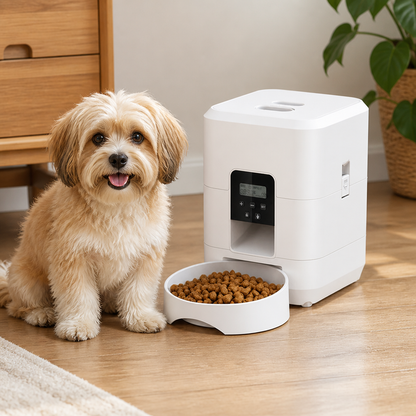 Ortekor WiFi App-Controlled & Portion-Control Automatic Pet Feeder (Removable Hopper)