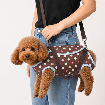 Four-Leg Breathable Mesh Pet Carrier (Detachable Strap)