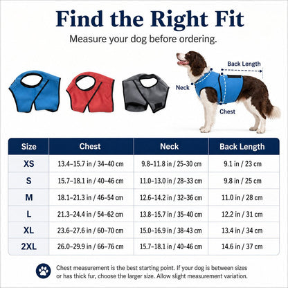 Hug-Like Adjustable Breathable Dog Comfort Wrap Vest