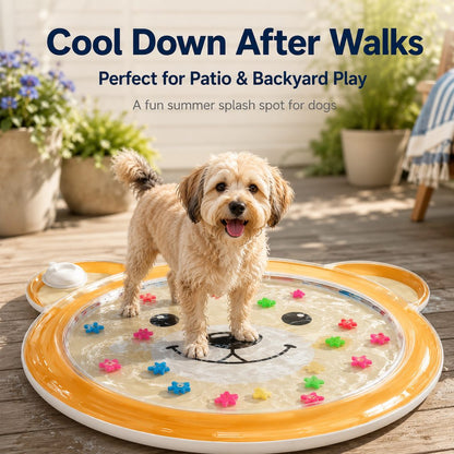 Interactive Cooling Pet Water Mat (Foldable)