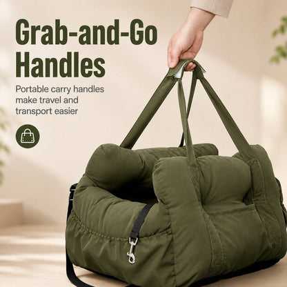 Padded Bolster Non-Slip Pet Car Seat