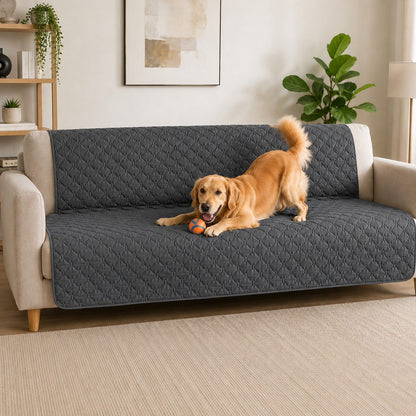 Quilted Waterproof Anti-Scratch Pet Sofa Protector