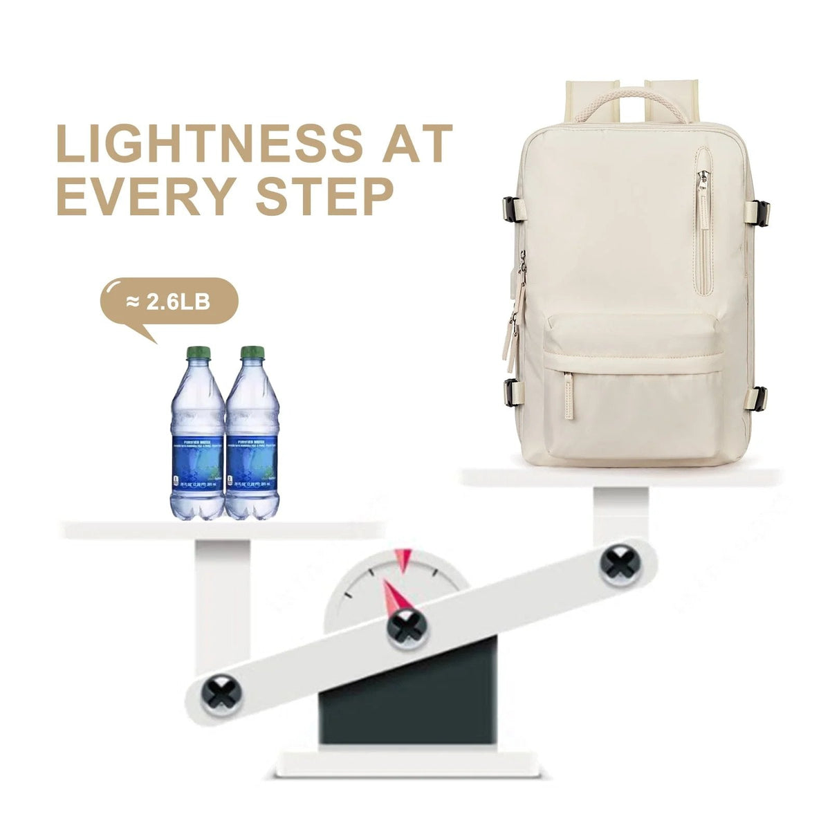 Ortekor Dynamic Collection | Women's Travel Backpack with Waterproof Design | Versatile Rucksack for Comfort and Organization