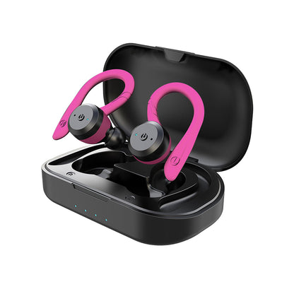 Waterproof Wireless Earbuds for Swimming & Running, 20-Hour Battery, IPX7 Sport Headphones with Bluetooth 5.0, Secure-Fit Earphones for