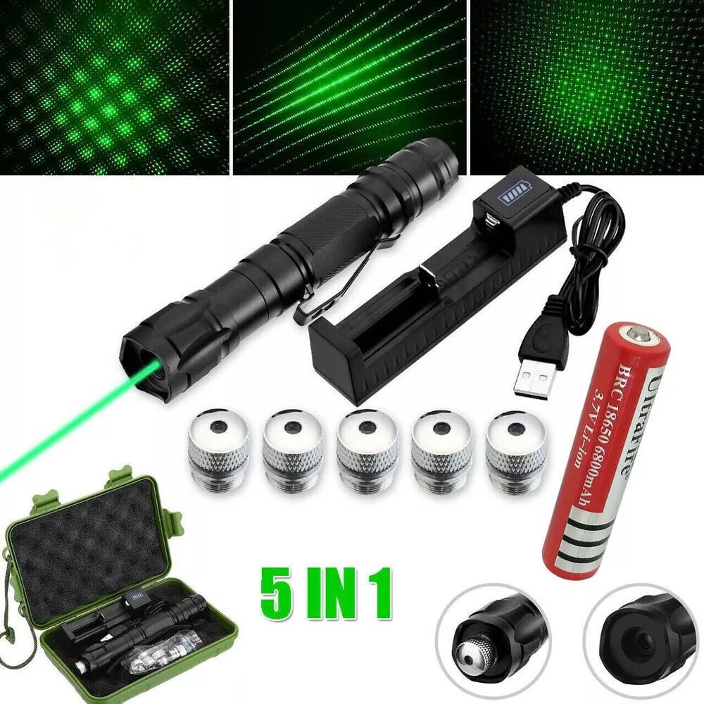 Rechargeable Presentation Pointer – 532nm Visible Beam for Classrooms, Meetings & Night Sky Observation | USB Powered Handheld Laser Tool