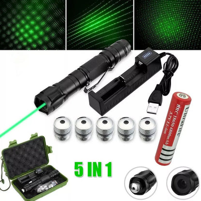 Rechargeable Presentation Pointer – 532nm Visible Beam for Classrooms, Meetings & Night Sky Observation | USB Powered Handheld Laser Tool