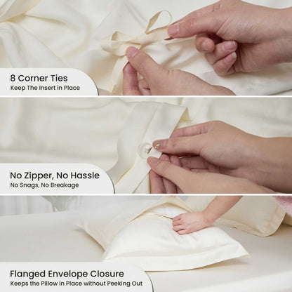 Eco-Friendly Tencel Duvet Cover Set with Cooling Technology | Lightweight & Moisture-Wicking for Comfortable Sleep