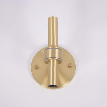 Modern Iron & Glass Double-Light Fixture for Hallway Bedroom Entryway Ambient Lighting Dimmable E14 Socket 14 in Height 6 in Depth