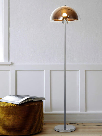 Standing Light with Dual-Layer Acrylic Diffuser 61 Inches Tall for Bedroom Office Chrome Metal Base Ambient Task Lighting Dimmable Compatibl