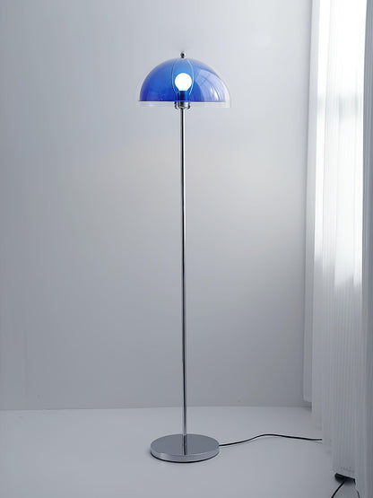 Standing Light with Dual-Layer Acrylic Diffuser 61 Inches Tall for Bedroom Office Chrome Metal Base Ambient Task Lighting Dimmable Compatibl