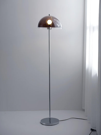 Standing Light with Dual-Layer Acrylic Diffuser 61 Inches Tall for Bedroom Office Chrome Metal Base Ambient Task Lighting Dimmable Compatibl