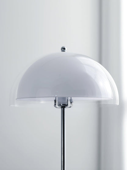 Standing Light with Dual-Layer Acrylic Diffuser 61 Inches Tall for Bedroom Office Chrome Metal Base Ambient Task Lighting Dimmable Compatibl