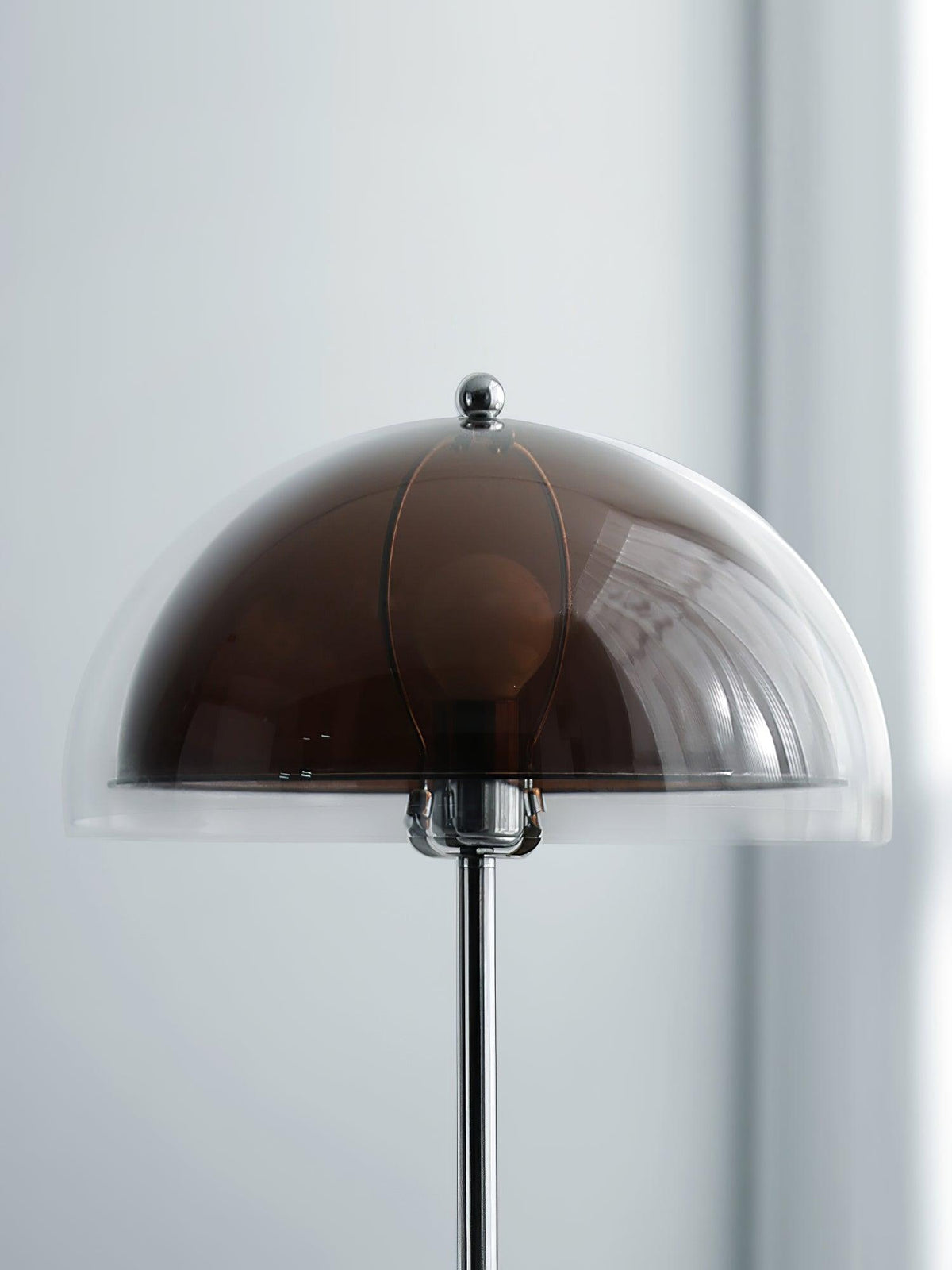 Standing Light with Dual-Layer Acrylic Diffuser 61 Inches Tall for Bedroom Office Chrome Metal Base Ambient Task Lighting Dimmable Compatibl