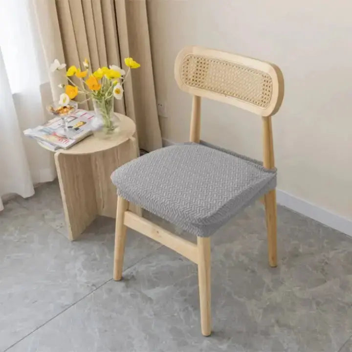 Stretch Dining Chair Covers 4-Pack Water-Repellent Washable Slipcovers for Kitchen Living Room Furniture Protection Spill-Proof Fitted Seat