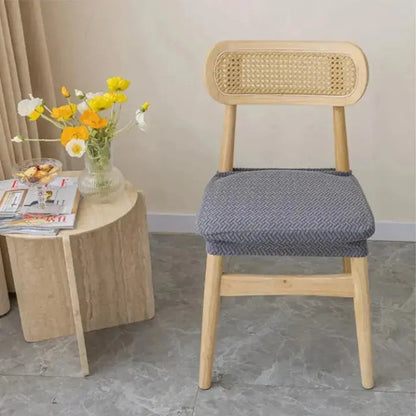 Stretch Dining Chair Covers 4-Pack Water-Repellent Washable Slipcovers for Kitchen Living Room Furniture Protection Spill-Proof Fitted Seat