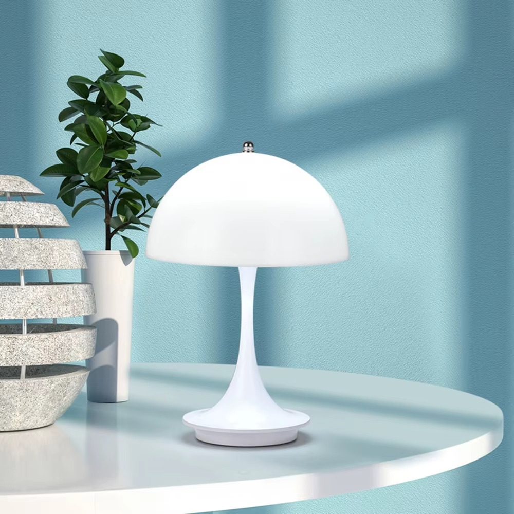 Electaura | Cordless LED Table Lamp with Adjustable Brightness | Scandinavian Minimalist Design for Versatile Lighting