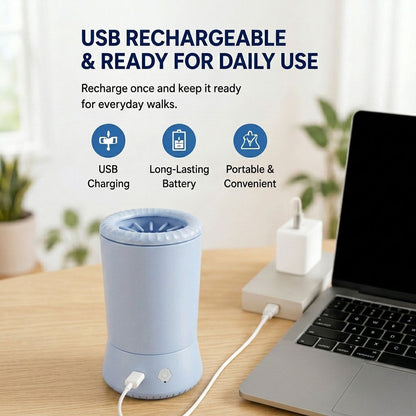 Ortekor Electric Pet Paw Cleaner Pro – USB Rechargeable Dog & Cat Paw Washer