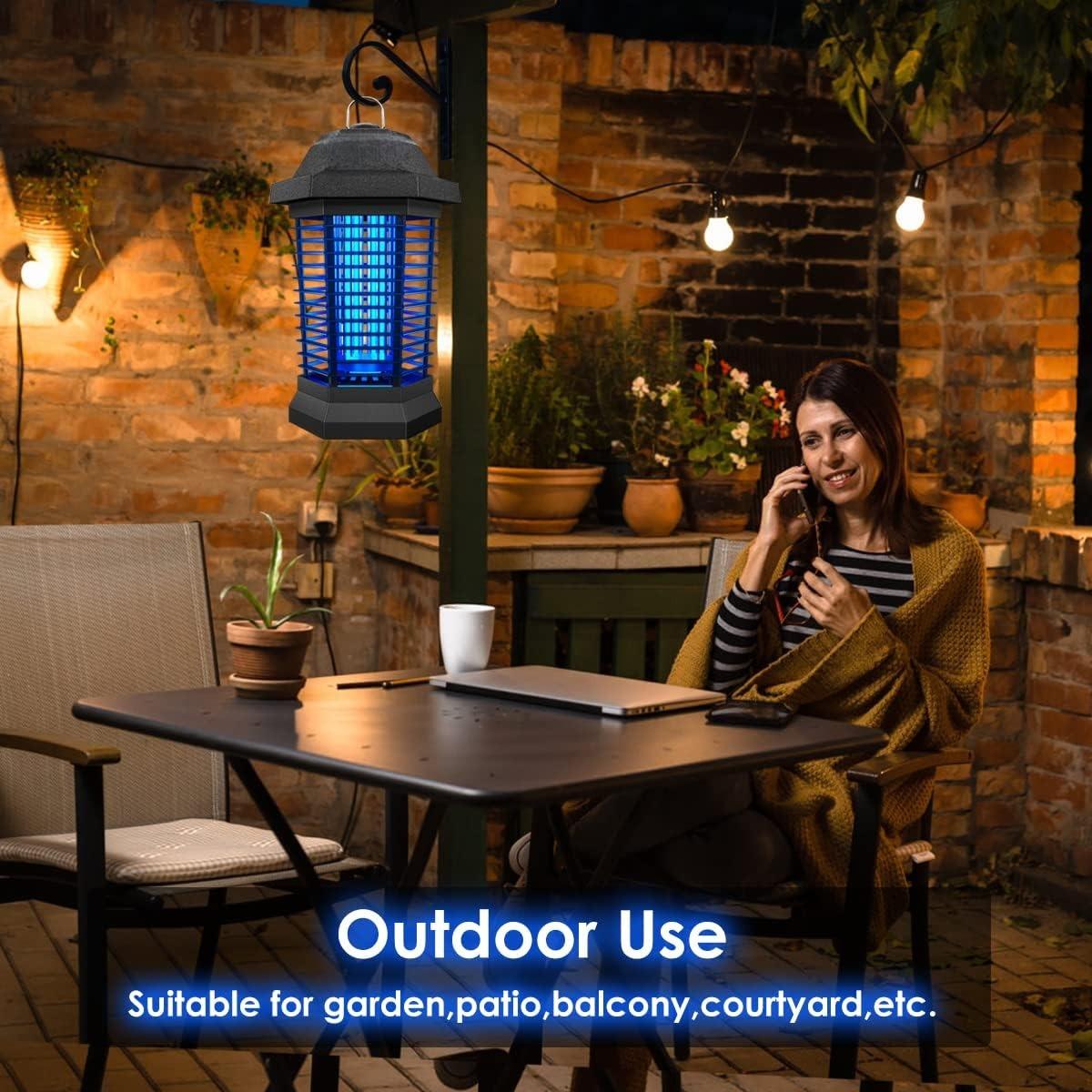 Electric Bug Zapper | High-Voltage Insect Killer with Wide Coverage | Non-Toxic Solution for Home Protection