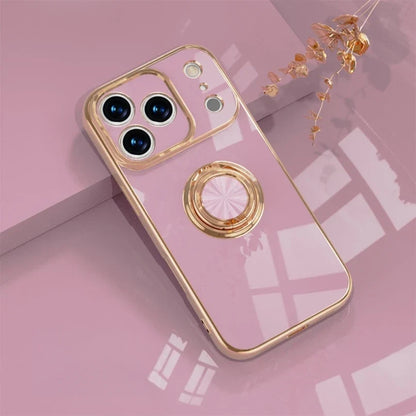 Magnetic Ring Stand iPhone Case with Shock Absorption & Microfiber Lining for iPhone 14-17 Models