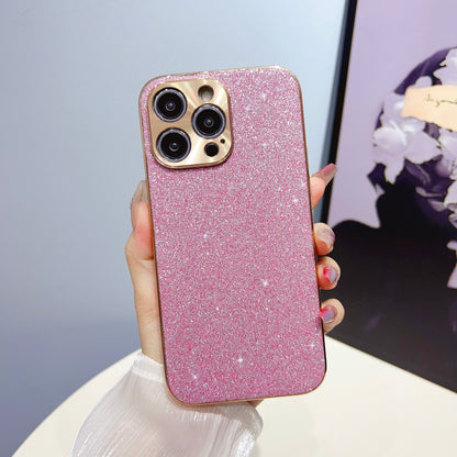 Protective iPhone Case with Luxe Metallic Frame & Textured Back for iPhone 13-17 Series