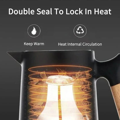 TIMBERTHERM – Insulated Kettle with Modern Wooden Accent