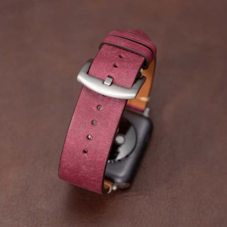 Leather Apple Watch Band, Apple Watch Ultra Band for 49mm and 45mm, iWatch Band Replacement Strap