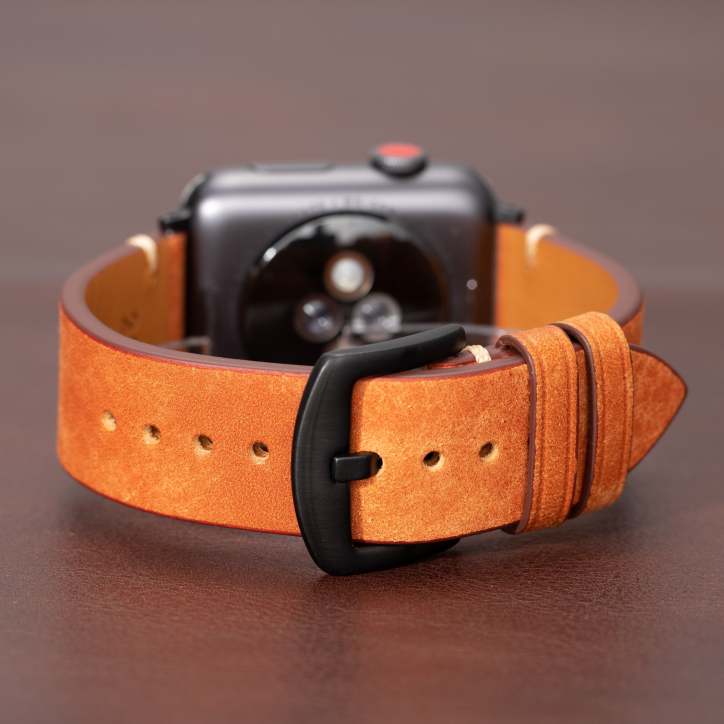 Leather Apple Watch Band, Apple Watch Ultra Band for 49mm and 45mm, iWatch Band Replacement Strap