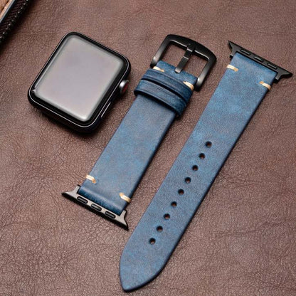 Leather Apple Watch Band, Apple Watch Ultra Band for 49mm and 45mm, iWatch Band Replacement Strap
