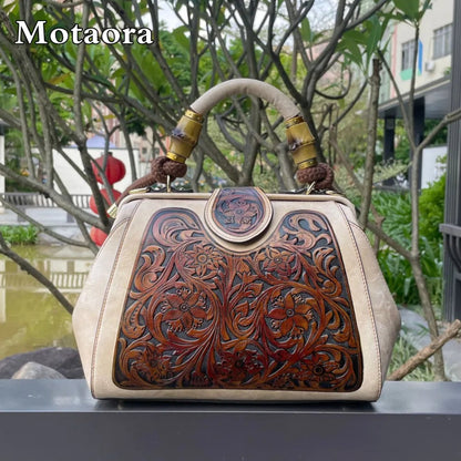 Leather Shoulder Bags for Women, Italian Leather Purse, Womens Handbag with Adjustable Strap for Everyday Use