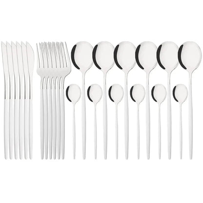 Elegant Modern Pink Flatware Set with Ergonomic Design | Stylish Cutlery for Any Occasion