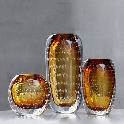 Elegant Murano Glass Vase – Timeless Design for Home Décor