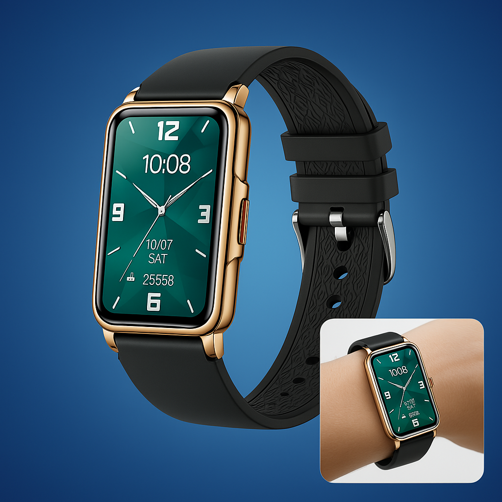 Ortekor Elegant Smart Watch with Health Tracking & Durable Design | Seamless Connectivity for Everyday Use
