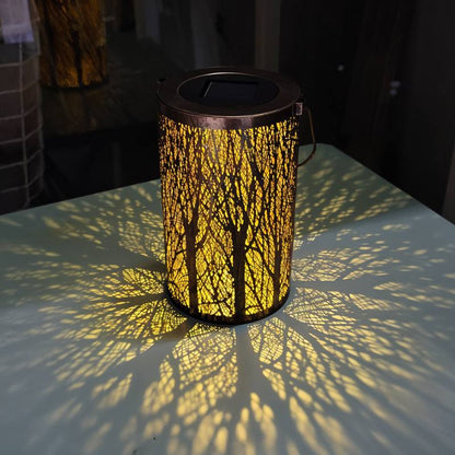 Elegant Solar Garden Lights | Durable Iron Design with Automatic Dusk Sensor | Waterproof Outdoor Lights for Stunning Ambiance