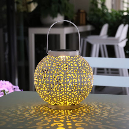 Elegant Solar Garden Lights | Durable Iron Design with Automatic Dusk Sensor | Waterproof Outdoor Lights for Stunning Ambiance