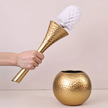 Elegant Toilet Brush with Ergonomic Handle and Discreet Storage Stand – High-Quality ABS Design